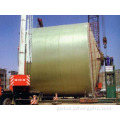 Site Work for Large Scale Tank FRP GRP Large scale vessel made on site Manufactory